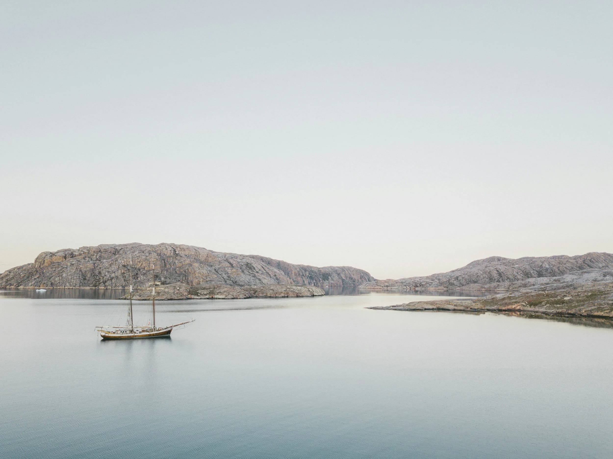 Calm landscape associated with healing